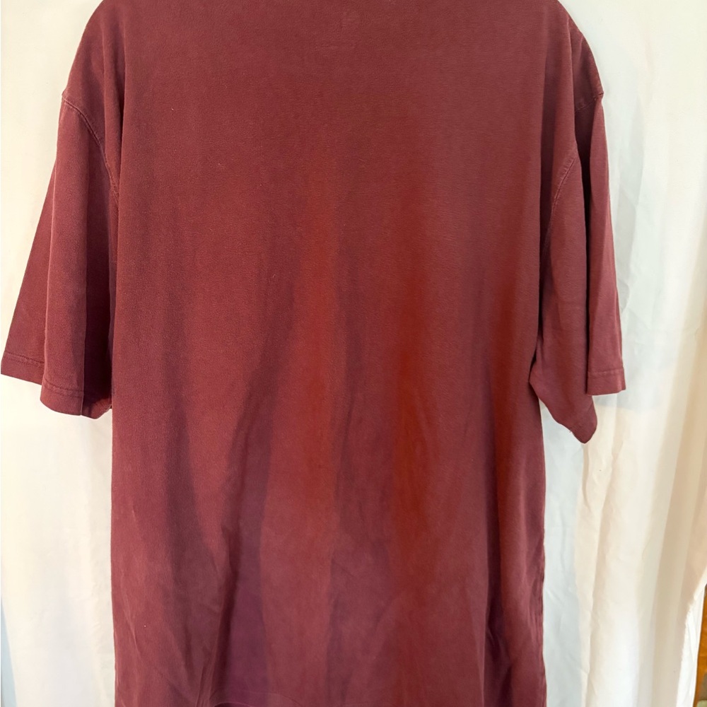 Carhartt Men's Burgundy Short Sleeve Tee - Picture 4 of 7